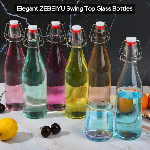 ZEBEIYU bottle is dishwasher-safe with easy-clean caps