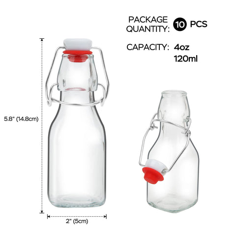ZEBEIYU clear glass bottle ideal for oils and vinegars.