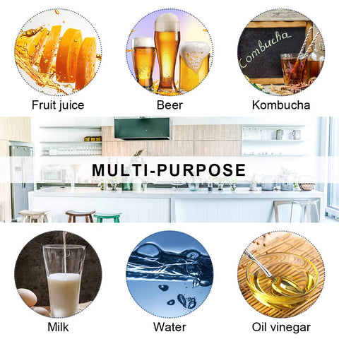ZEBEIYU flip-cap bottle with reusable silicone gasket for freshness.