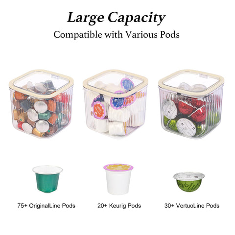 ZECENN dust-proof lid keeps contents pristine and protected