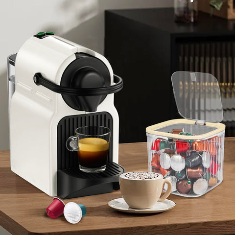 ZECENN pod storage drawer view showing pod variety for quick selection