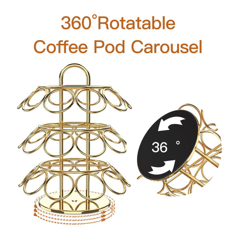 ZECENN premium metal K-Cup holder designed for durability and long-lasting use.