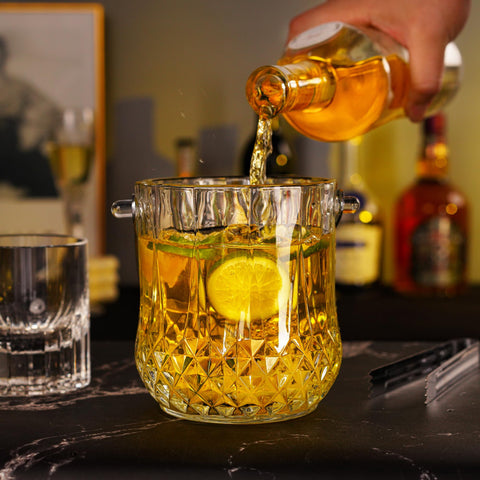 ZEERSHEE clear champagne bucket elevates home bar presentation