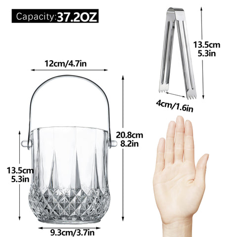 ZEERSHEE lead-free glass keeps ice tasting fresh