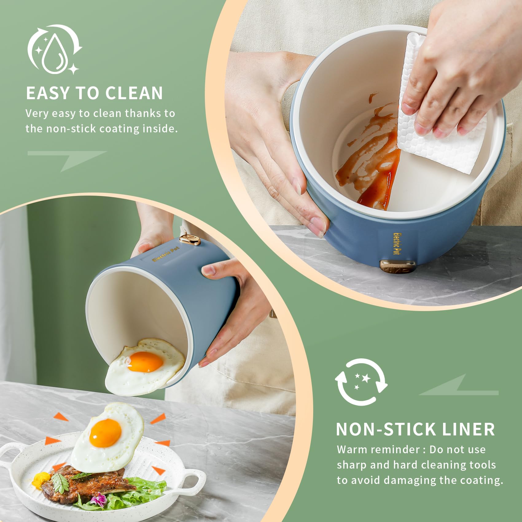 Zelarca 450W rapid heating for fast noodles and eggs
