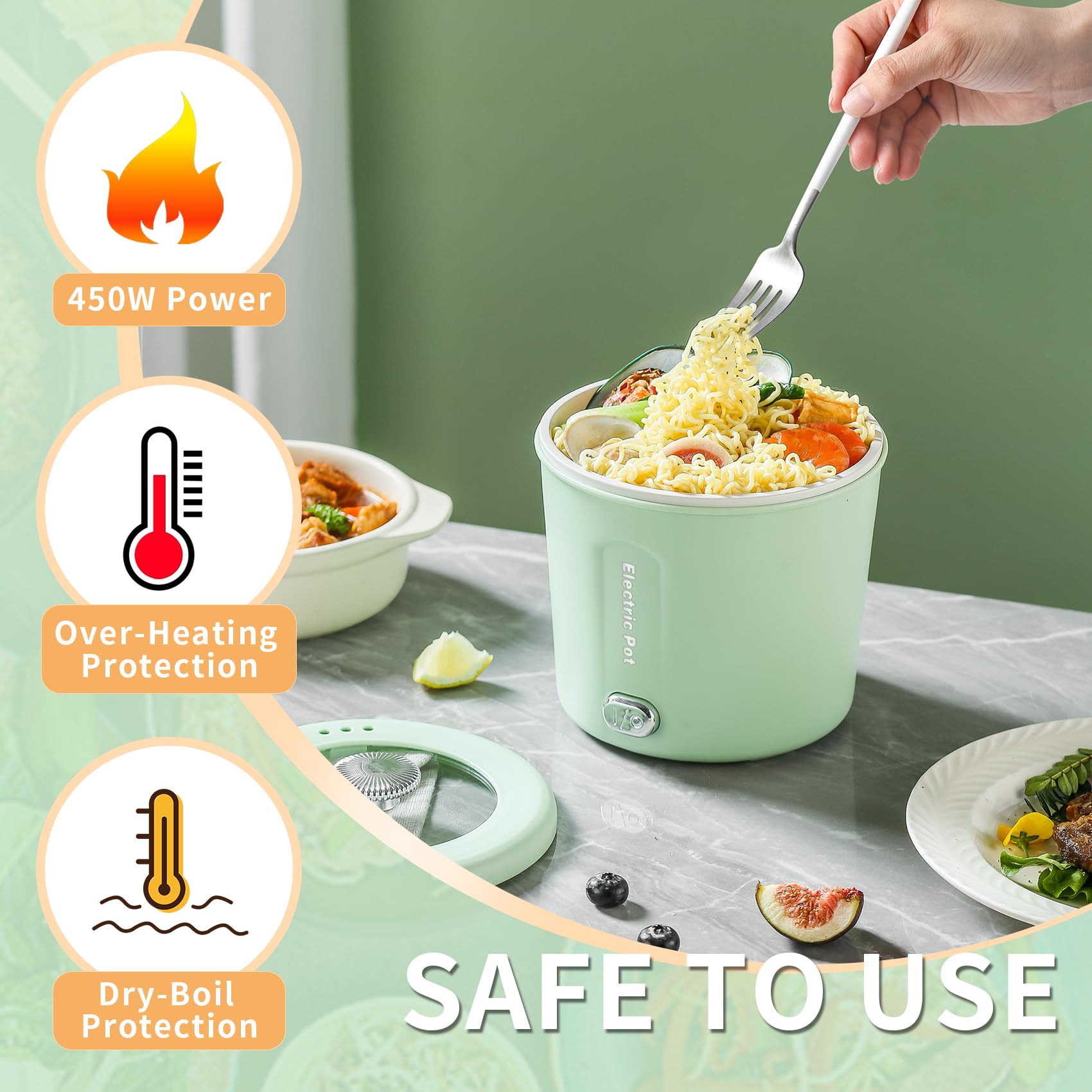 Zelarca ceramic glaze interior cleans easily after quick meals.