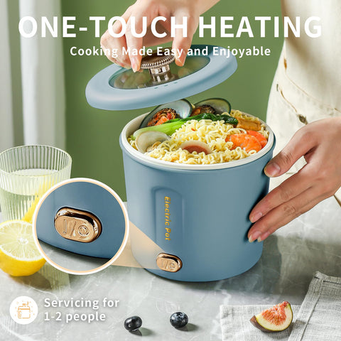 Zelarca mini pot dorm compact design for easy daily steaming