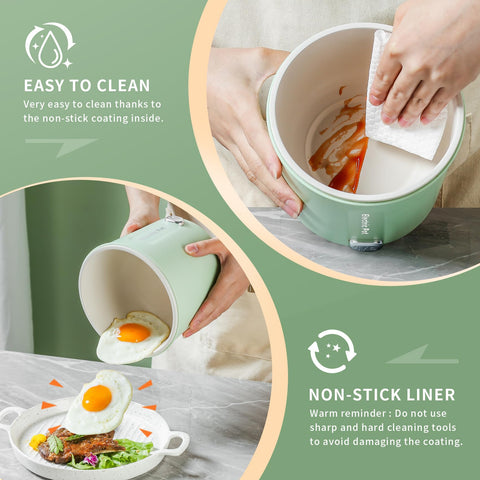 Zelarca one-touch heating enables fast, even cooking without a microwave.