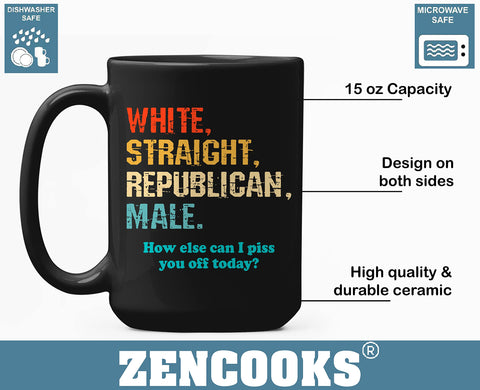 Zencooks Republican mug side print with witty quote for a quick smile