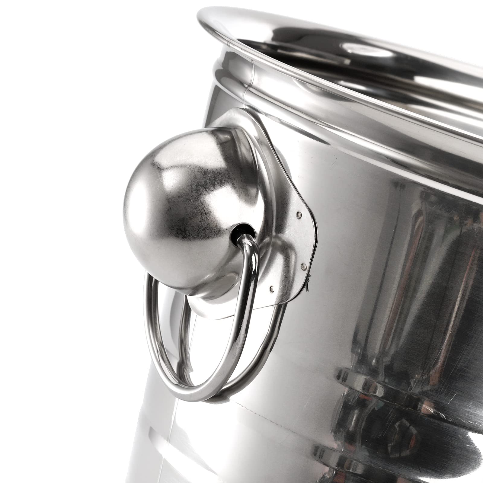 ZENFUN ice bucket height view, easy to lift and carry.