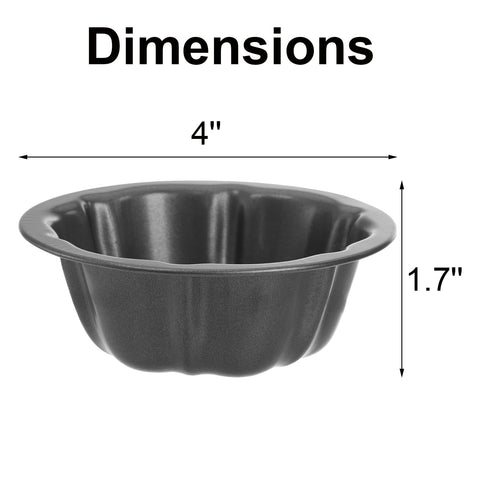 ZENFUN carbon steel mini flan molds deliver durable, even heat for consistent results.