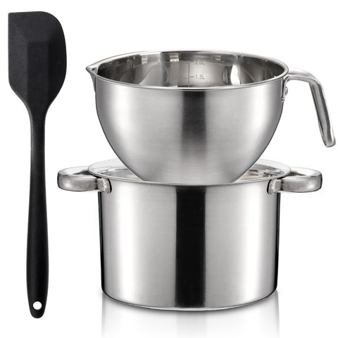 ZENFUN chocolate melting pot 1.8qt for smooth, even melting and dipping