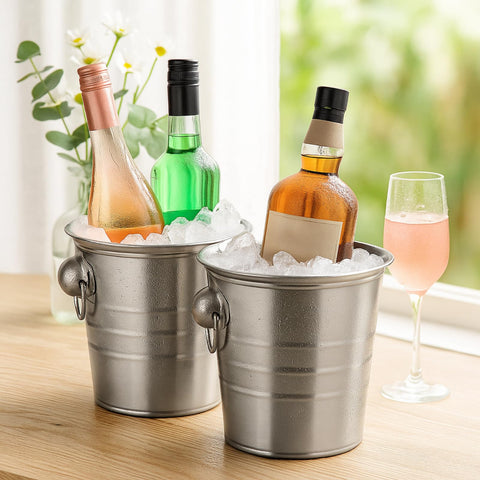 ZENFUN cocktail party ice bucket, stylish centerpiece for gatherings.