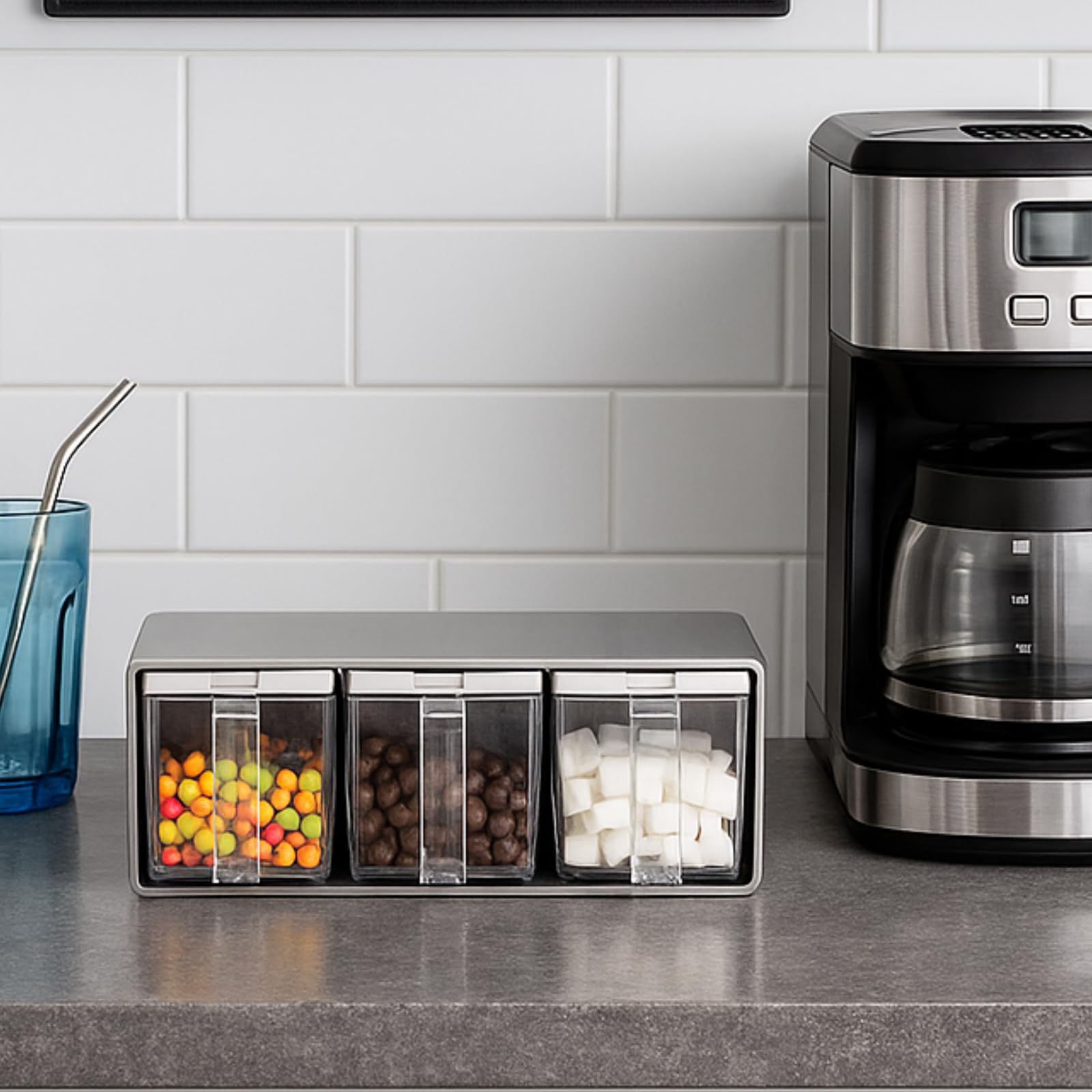 Zenfun space-saving design for organized kitchen and counter tops