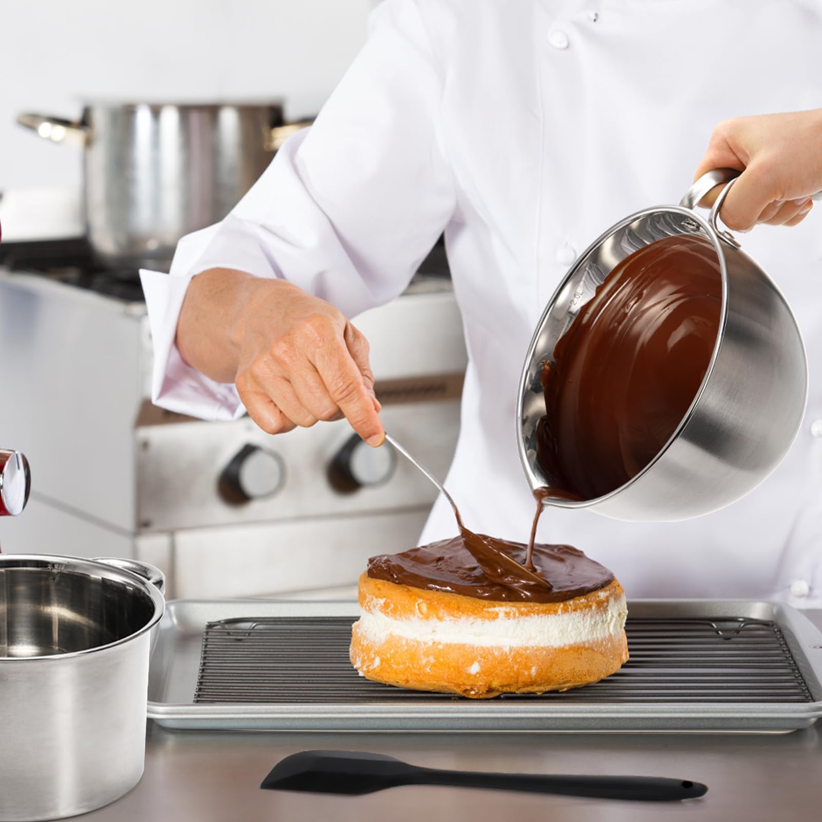 ZENFUN dishwasher-safe and freezer-safe pots for easy cleanup