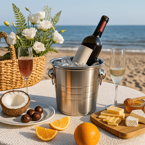 ZENFUN leak-proof ice bucket design prevents spills during service.