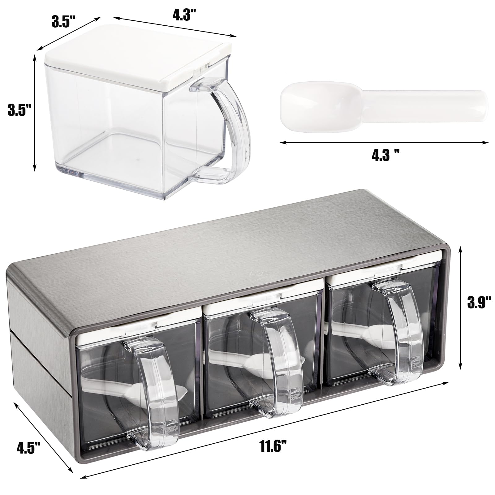Zenfun stainless steel box body provides a bright, easy-to-clean appearance