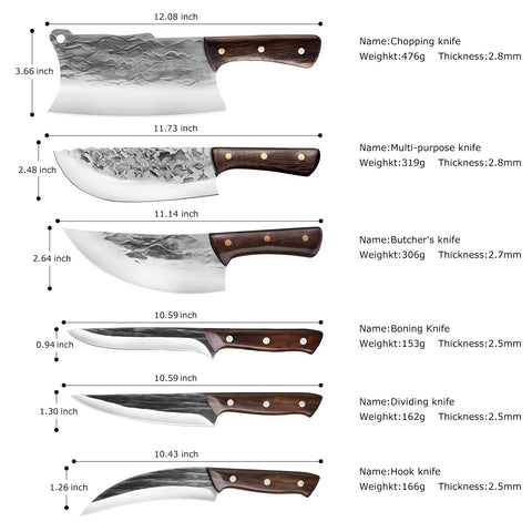 ZENG multi-purpose knife offering versatile prep with balanced feel.