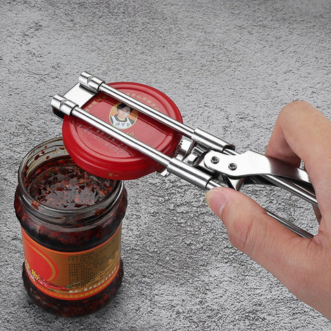 Zengxiaoyun adjustable opener shows broad size range for various jars.