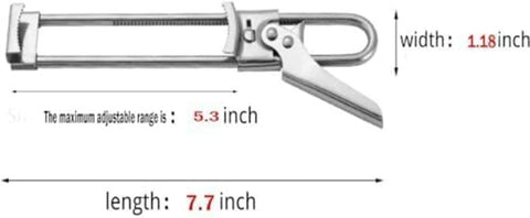 Zengxiaoyun multi-function kitchen tool helps open jars and bottles efficiently.