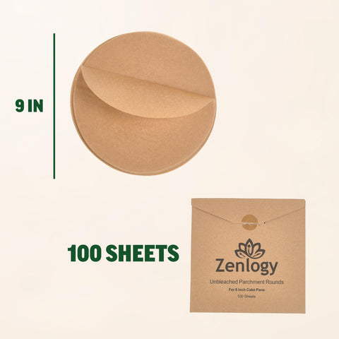 Zenlogy kosher-certified non-stick parchment paper in use