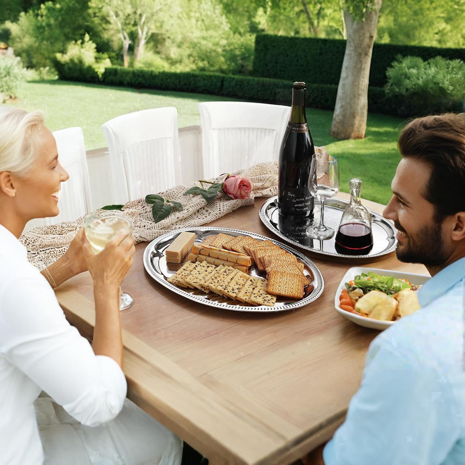 ZENOVLUX durable food grade stainless steel trays for safe everyday use