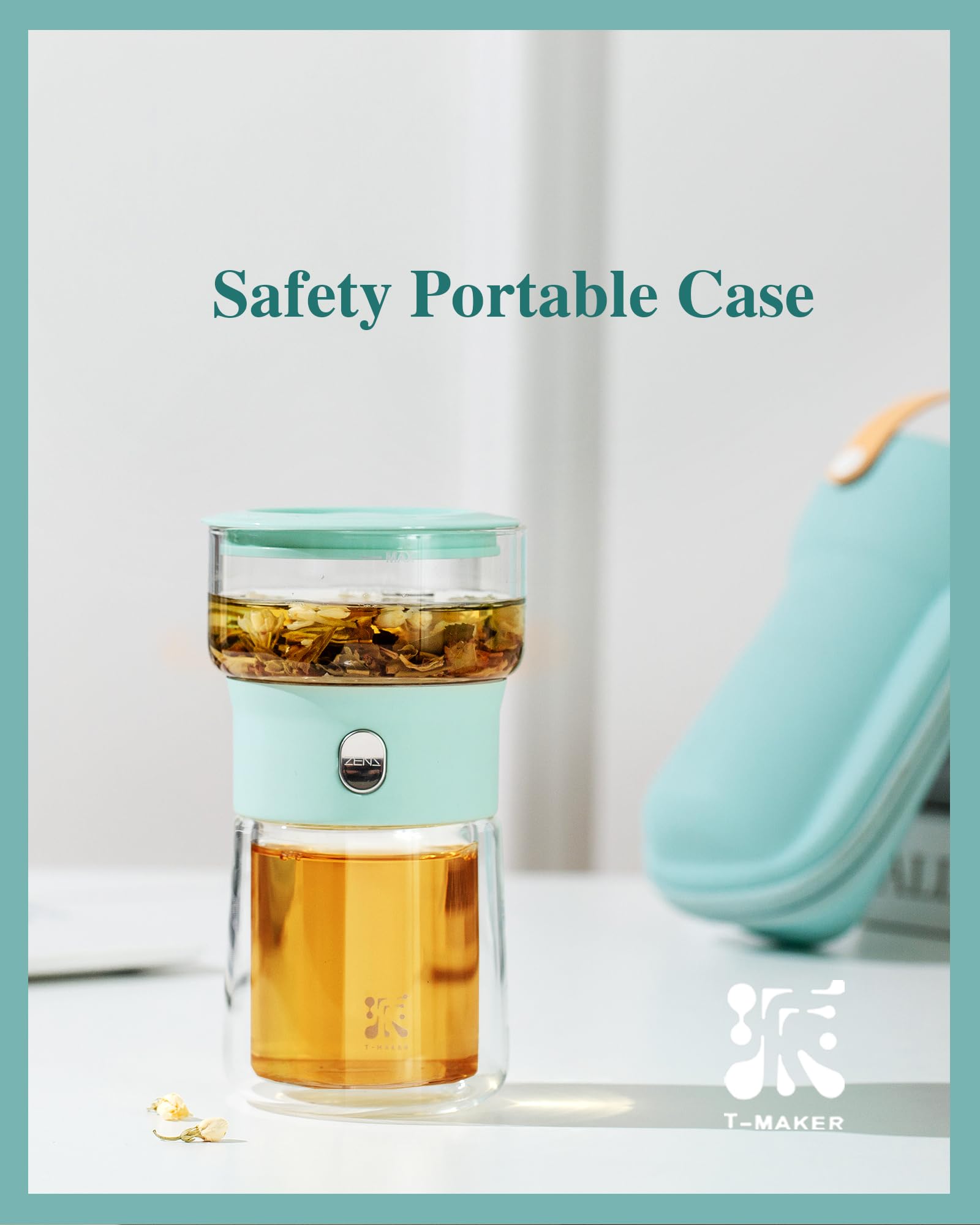 ZENS 1600-micro-hole filter ensures smooth tea without dregs.
