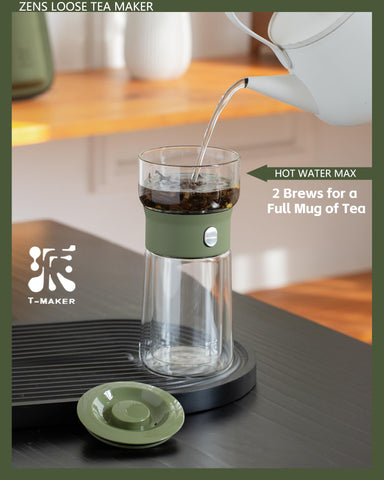 ZENS 316 stainless steel filter delivers smooth tea and no tea dregs.
