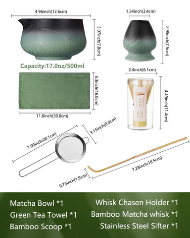 ZENS bamboo scoop for precise matcha portioning
