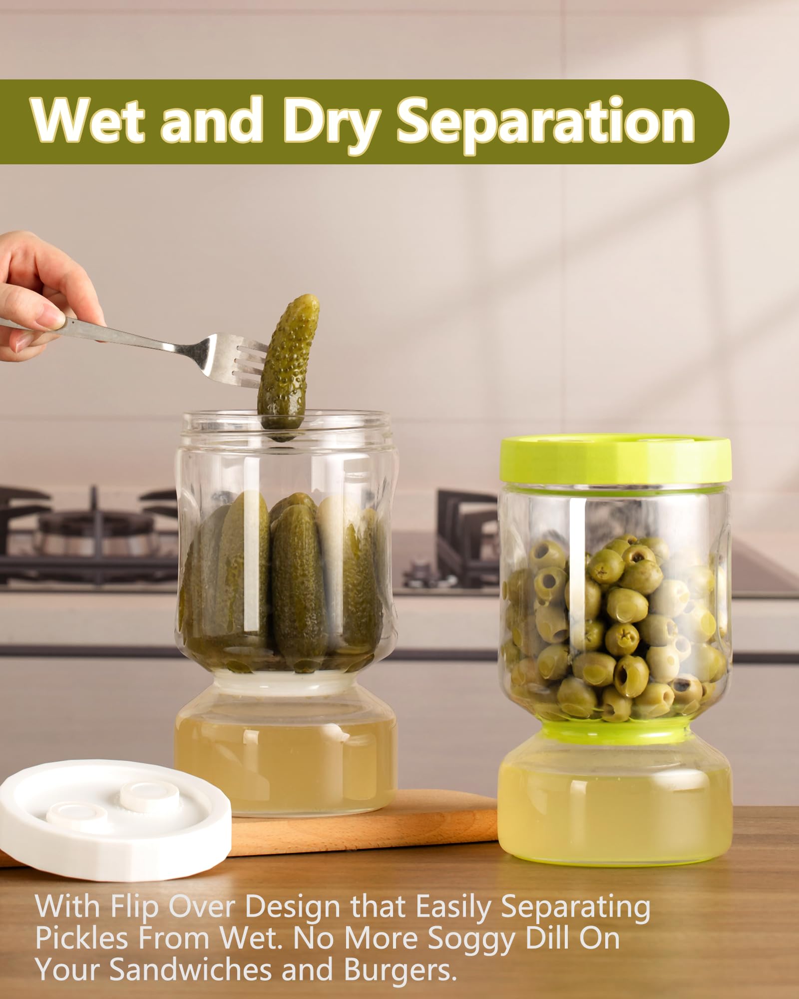 ZENS borosilicate glass jar resists temperature changes and cleans easily