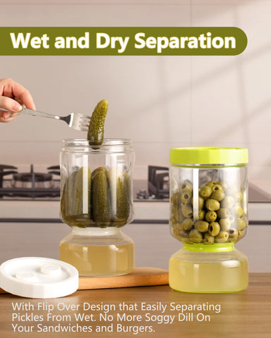 ZENS borosilicate glass jar resists temperature changes and cleans easily