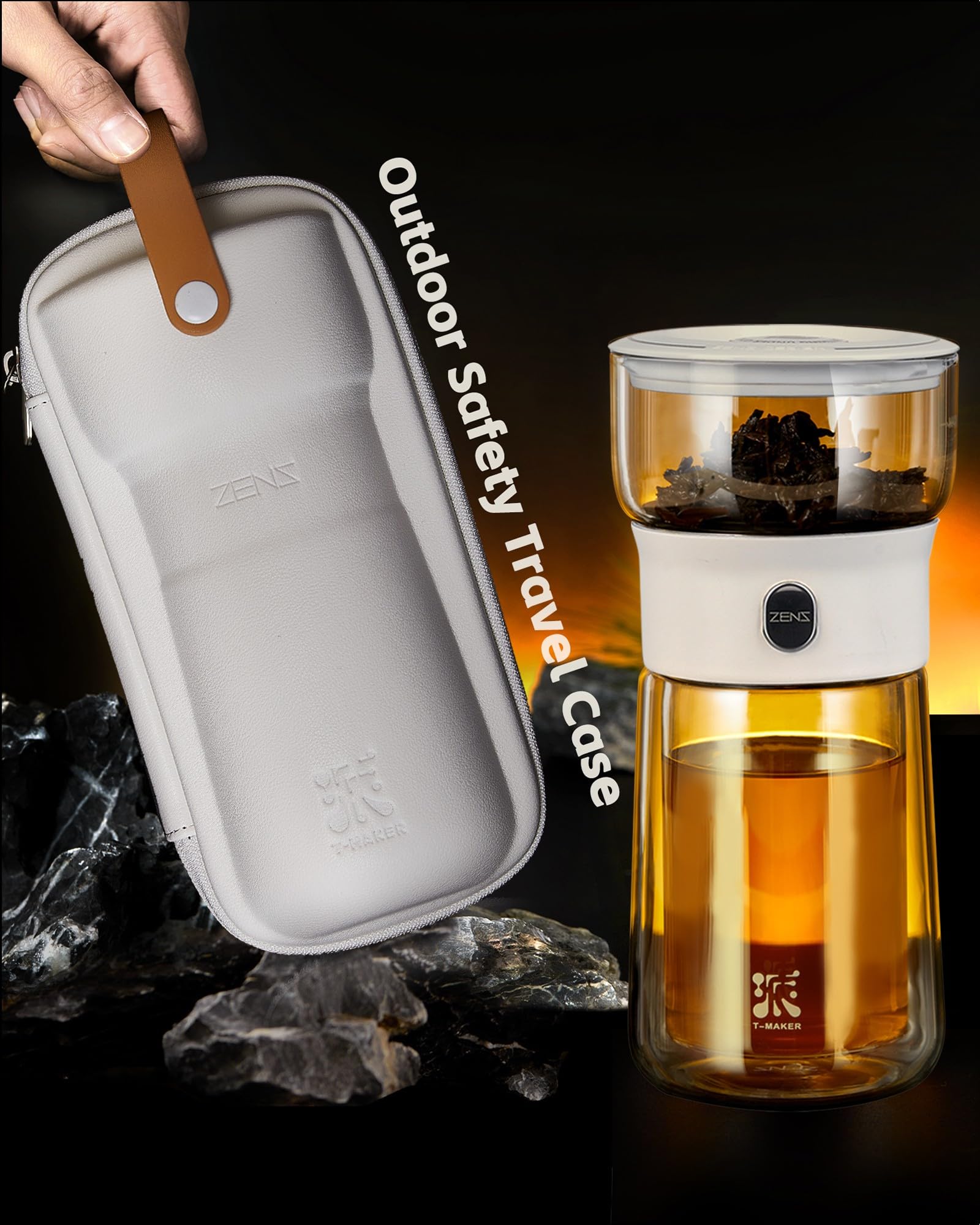 ZENS dishwasher safe tea pot for easy cleaning