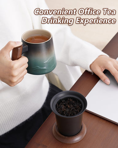 ZENS fine mesh tea strainer for clear tea without dregs