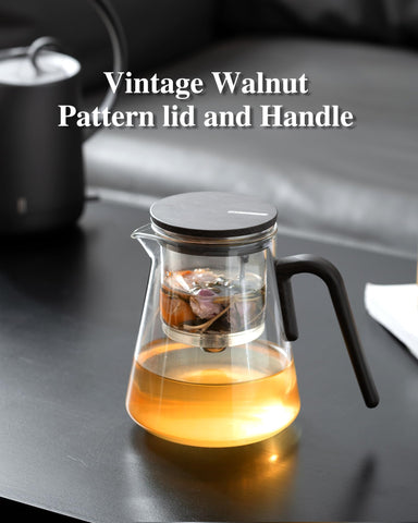 ZENS Fine Strainer Glass Infuser traps tea dregs for clean, flavorful pours