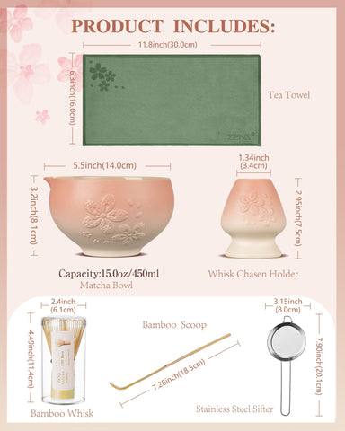 ZENS gift box packaging for a thoughtful matcha gift