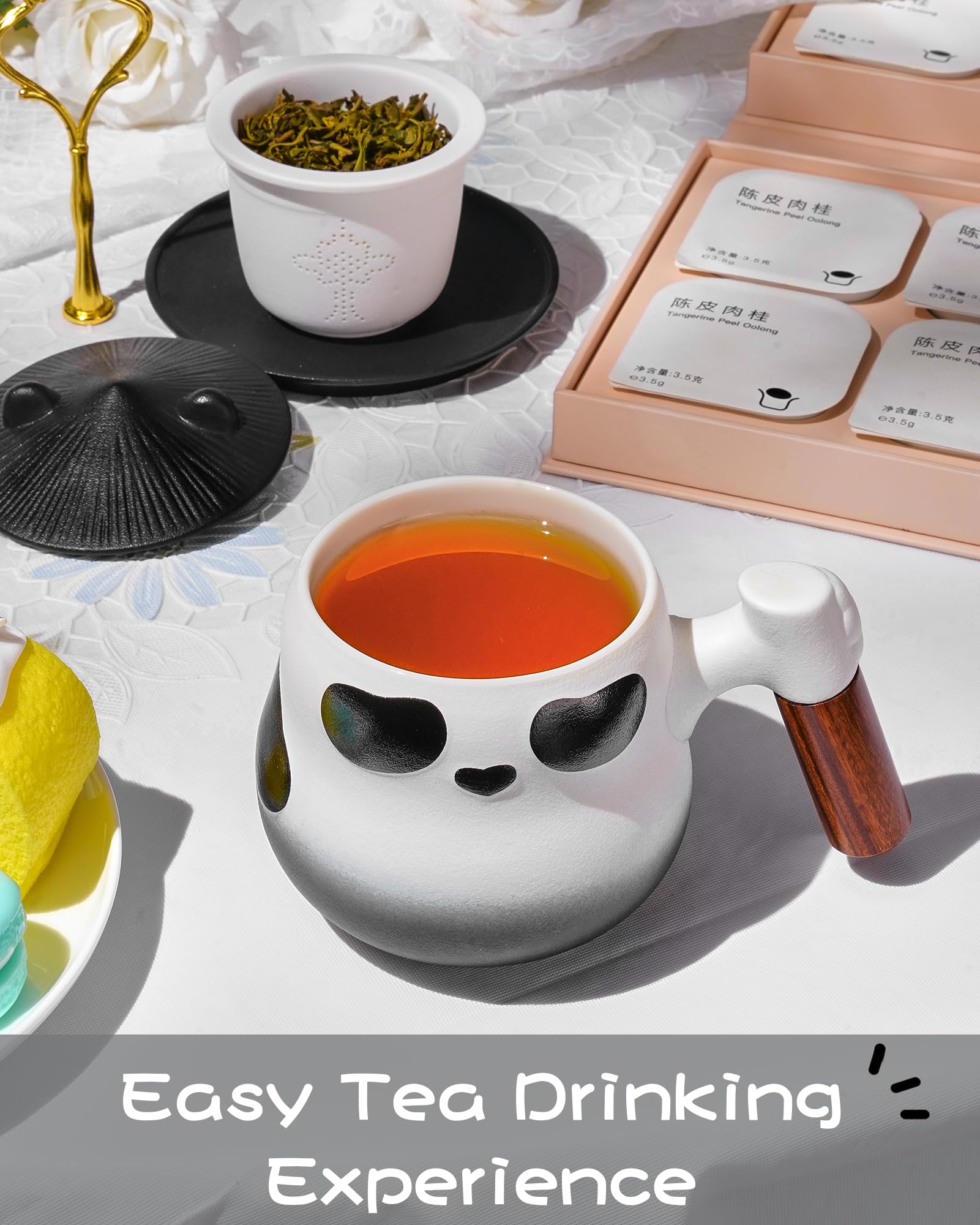 ZENS giftable panda tea cup box ready for gifting