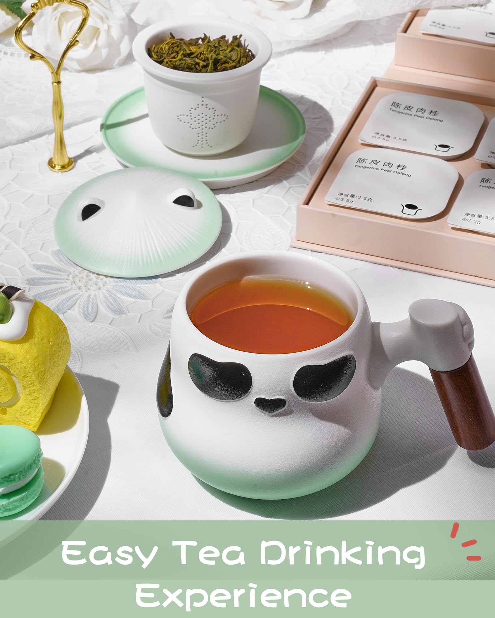 ZENS giftable panda teacup box enhances gifting appeal for loved ones