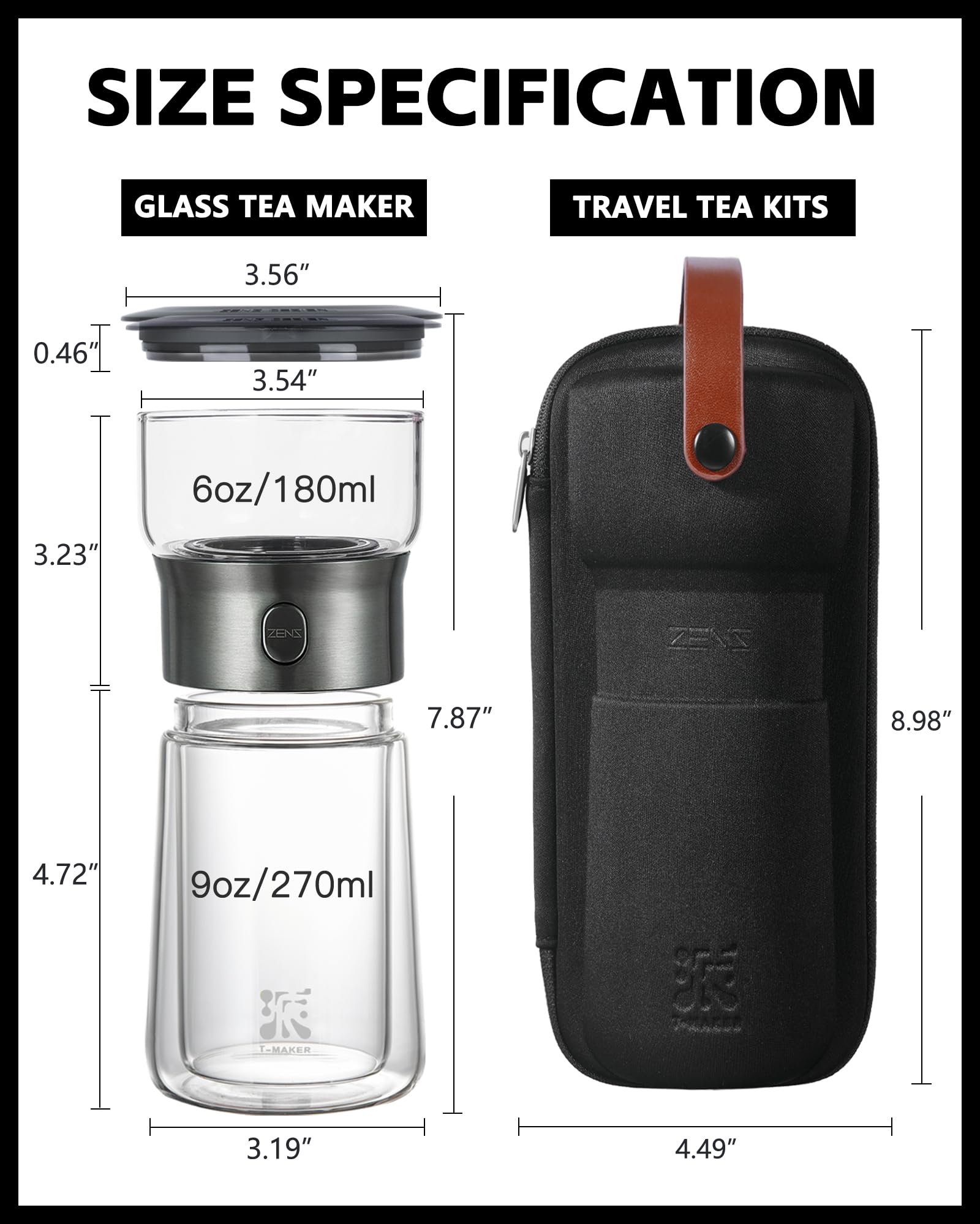ZENS double-walled mug design keeps tea hot without burning fingers.