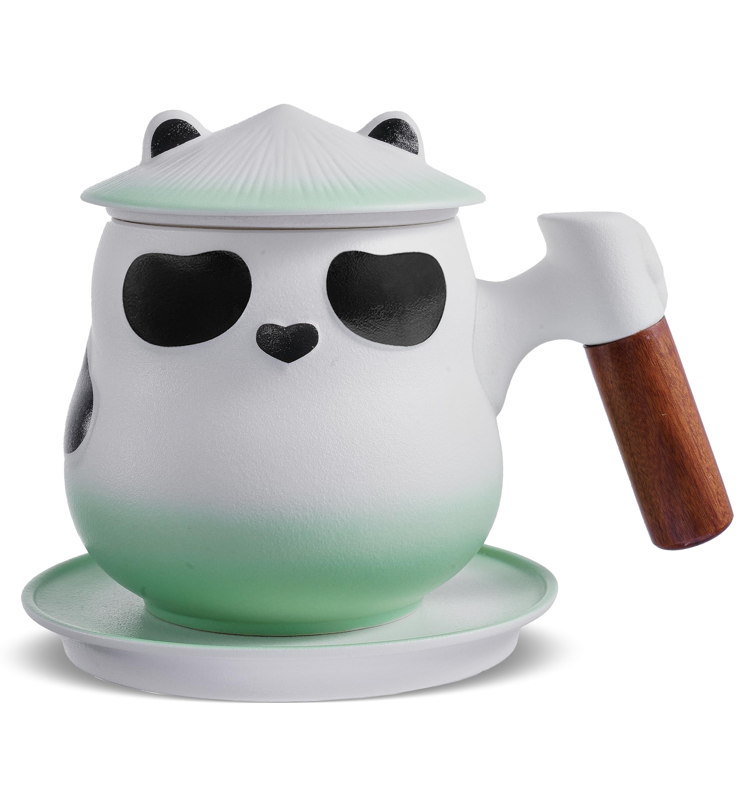 ZENS panda tea cup with infuser highlights convenient loose leaf brewing at home