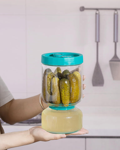 ZENS pickle jar is dishwasher safe for easy cleanup.