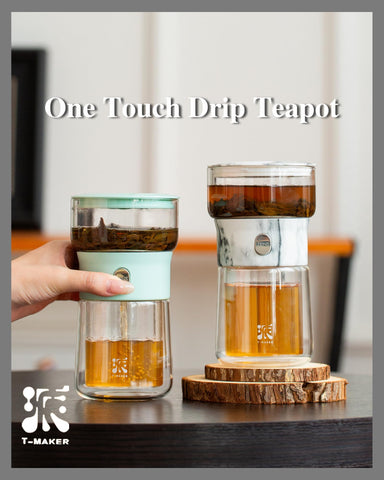 Portable gray marble travel kit from ZENS, ideal for on‑the‑go tea moments.
