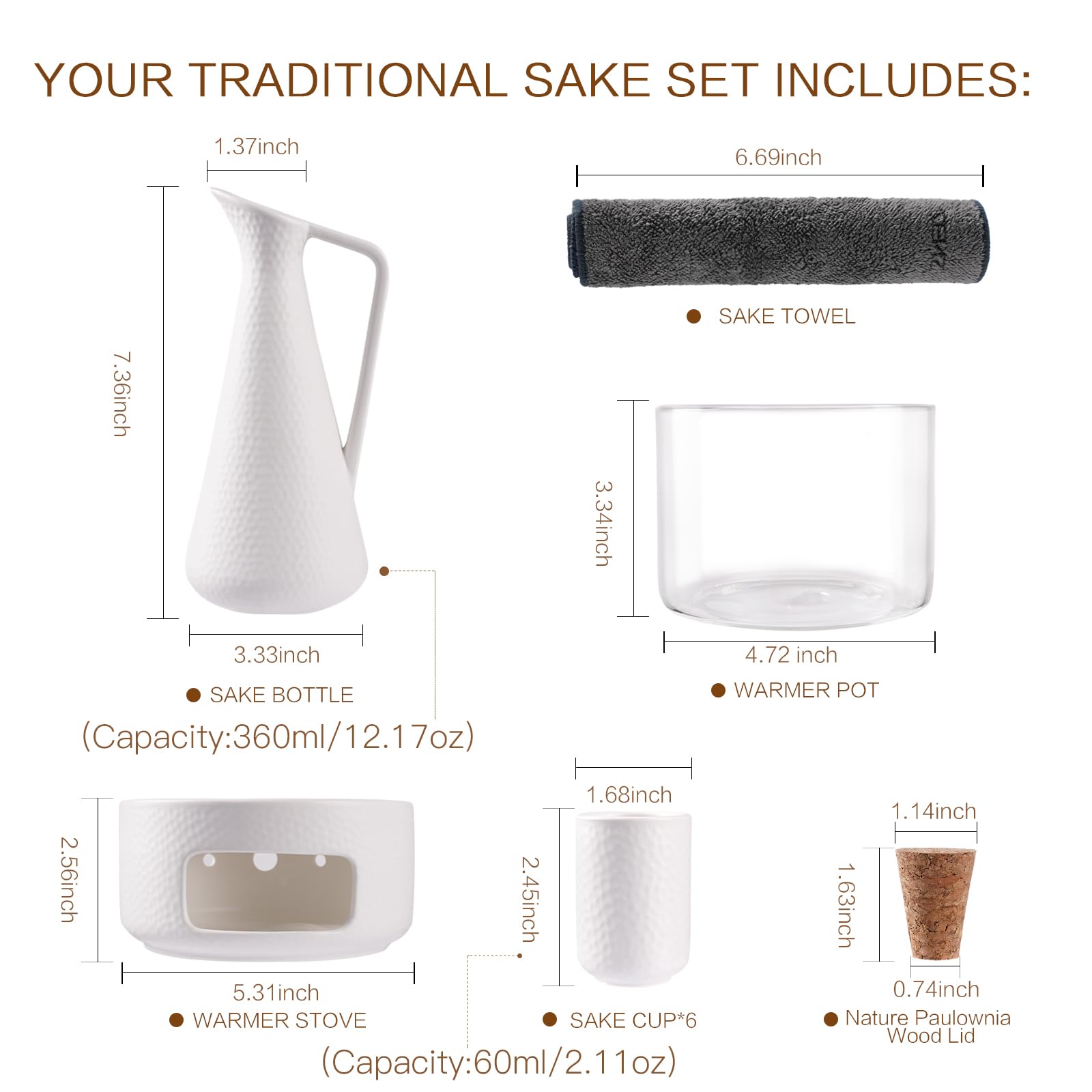 ZENS glass warmer pot enables hot or cold servings with style