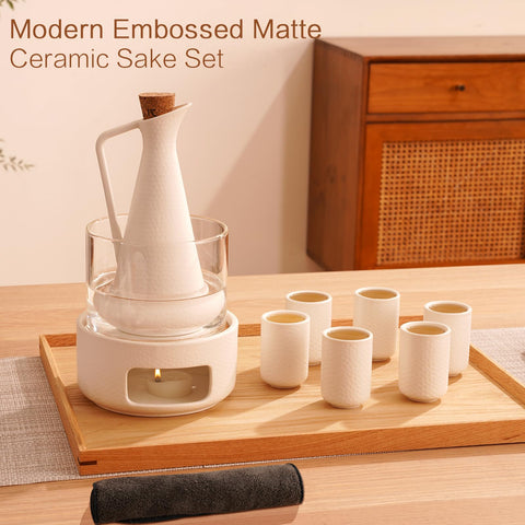 ZENS six sake cups designed for intimate sharing and aroma appreciation
