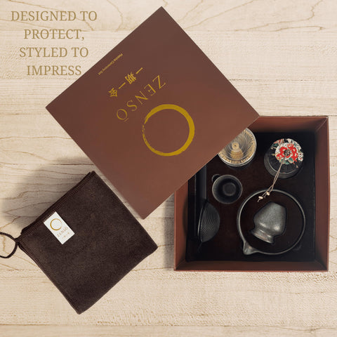 Zenso elegant tea cup ready for ceremonial or daily use