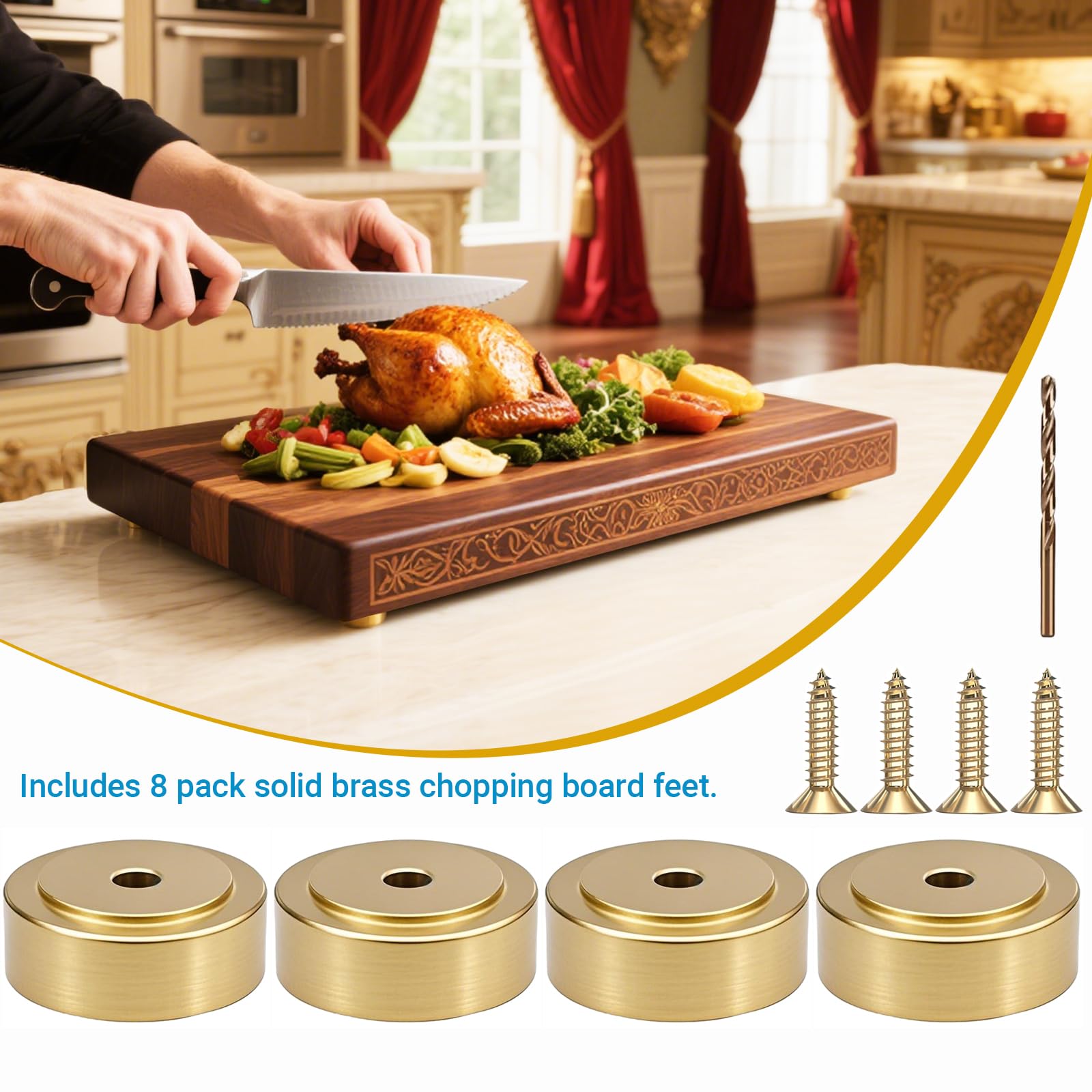 Zepkouel screws and twist drill bits included for quick, secure mounting