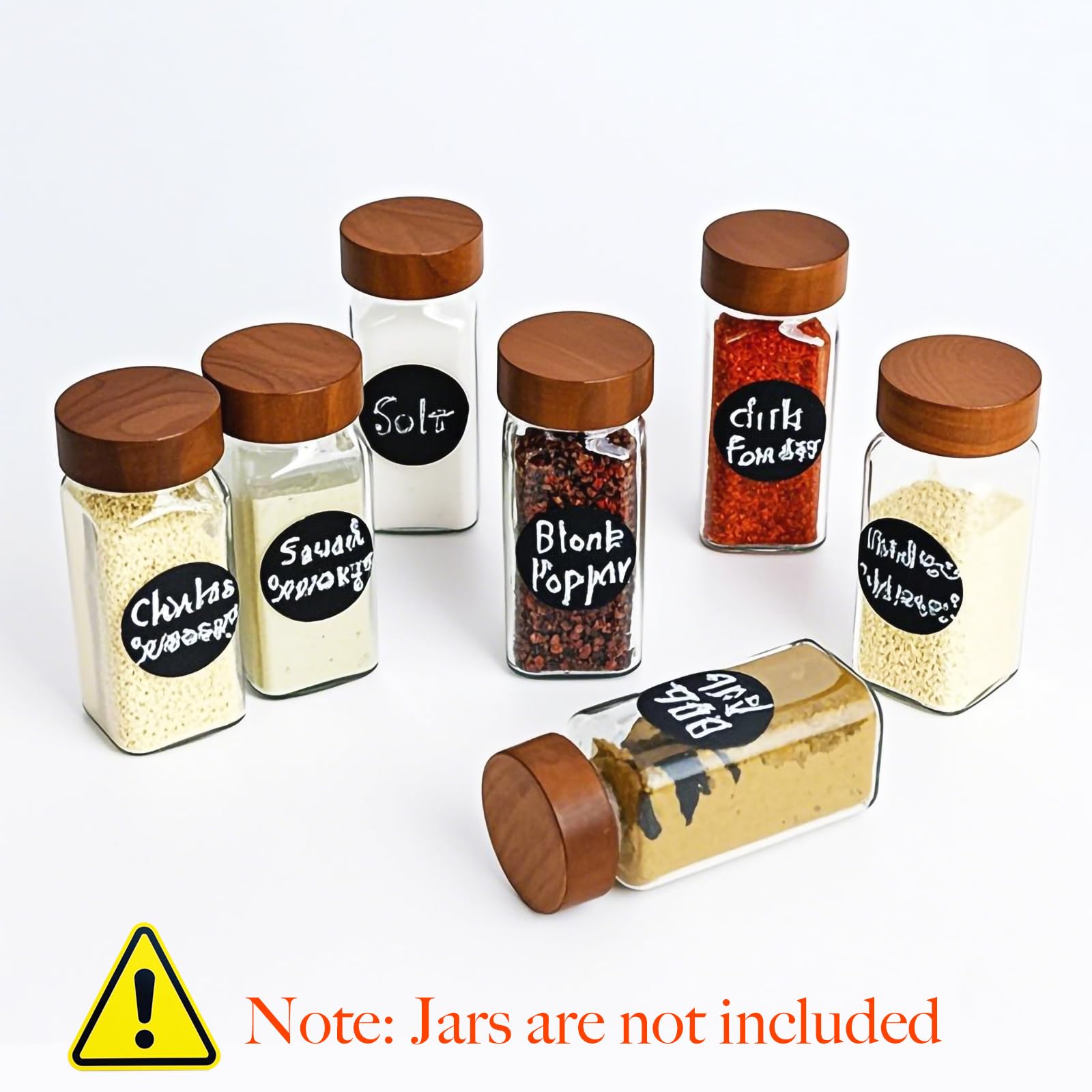 Zepkouel lids compatible with square and round jars