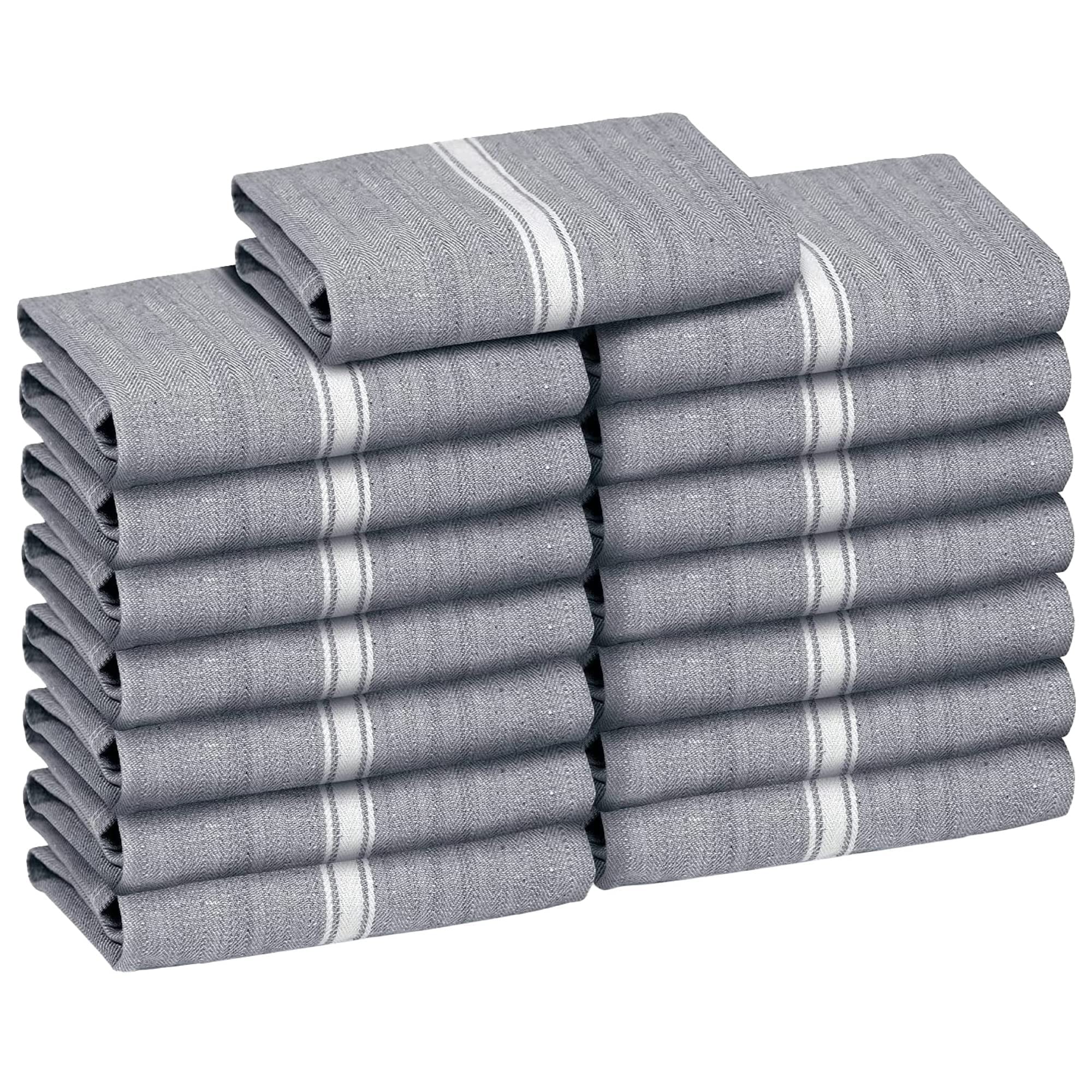 Zeppoli Classic Towels 15-pack front view shows dense weave ideal for daily cleanup