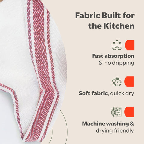 Machine washable Zeppoli towels stay durable through cycles and dryers.