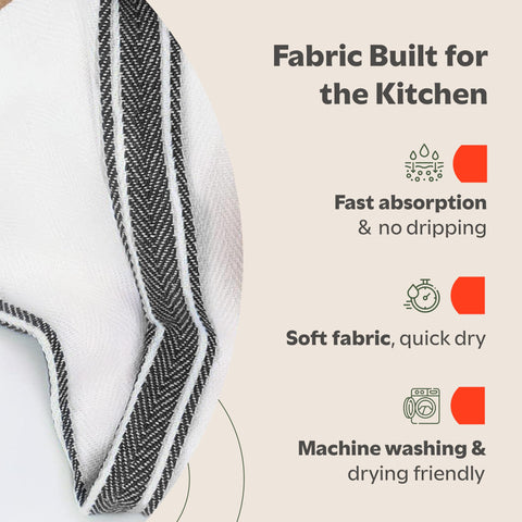 Zeppoli reusable wash cloths help reduce paper towel waste.