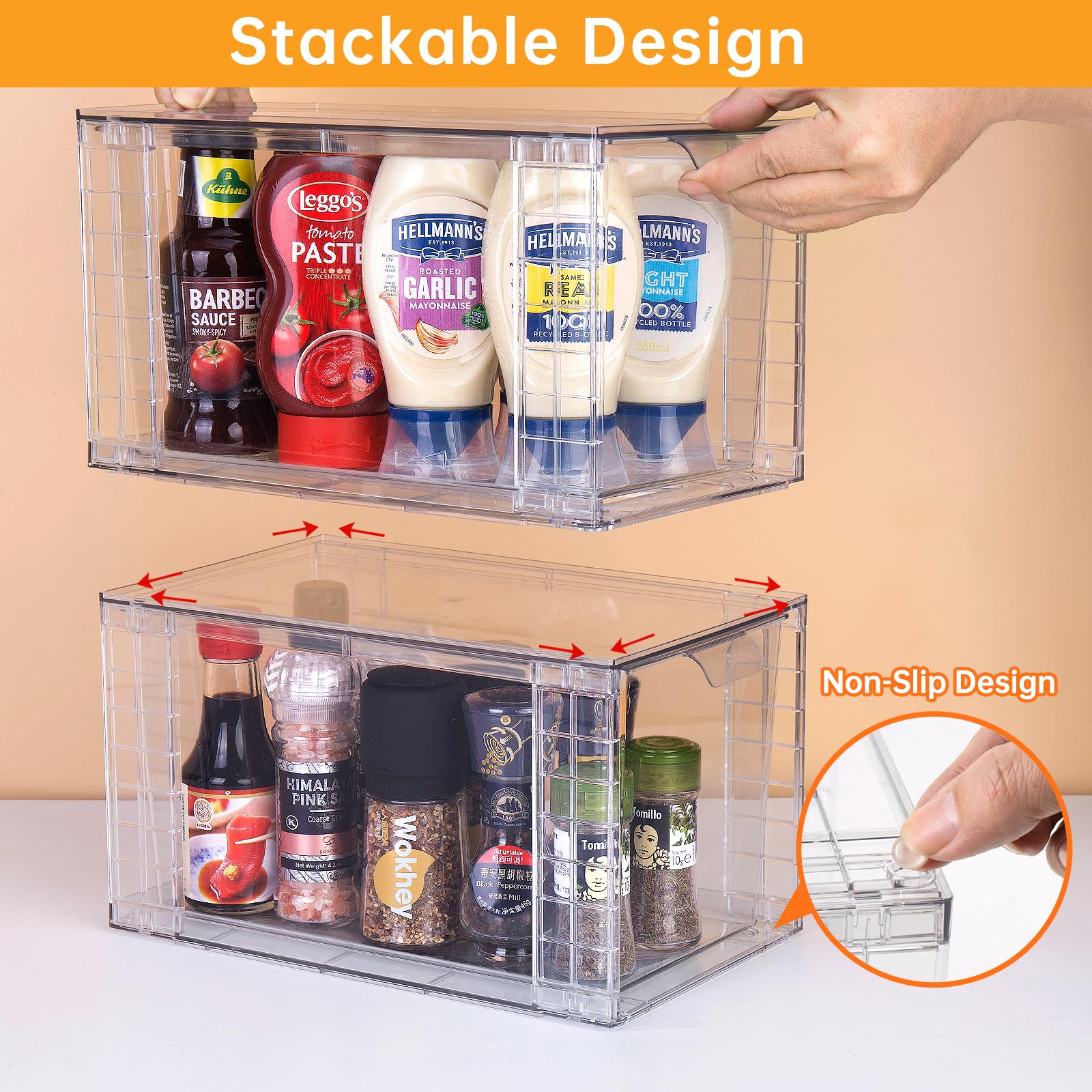 Zero Zoo 4Pack top-handle style drawer is easy to pull when loaded.